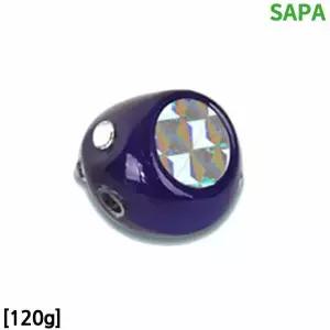 싸파 유동식 타이라바 헤드 120g 퍼플 2개입 참돔낚씨