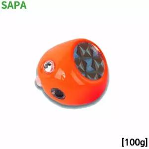 싸파 유동식 타이라바 헤드 100g 오렌지 2개입 참돔낚