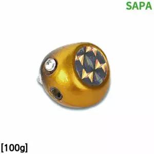 싸파 유동식 타이라바 헤드 100g 골드 2개입 참돔낚씨