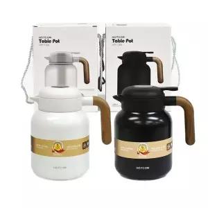 핫콤 보온보냉 진공 원터치 테이블 티포트 1300ml (WFFY4WI)