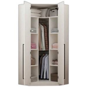 코너 옷장 삼각형 행거 모서리 드레스룸 장롱 침실