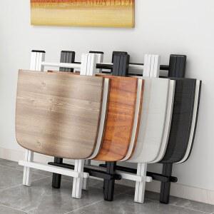 접이식 식탁 의자 세트 간이 원목 높은 인테리어