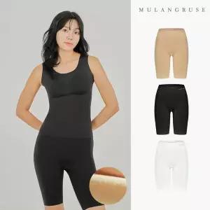 [하프클럽/물랑루즈]허그미 여성 기모 심리스 롱드로즈팬티 2종 세트