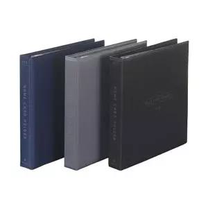 문화 GY06SF67 명함첩 A400-3 8단 400매 회색 (1개)