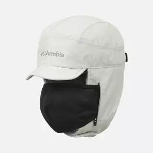 [매장판] 컬럼비아 모자 마스크 다운 투 다크 트래퍼 방수 방한용 남녀공용 캡 그레이 YM0696