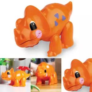 톨로 트리케라톱스 공룡인형 소리나는 피규어 동물 관절인형 호기심자극 감각발달 프라모델