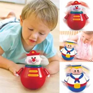 톨로 회전오뚜기 뽀빠이 삐에로 오뚝이 안넘어지는 인형 딸랑이 차임벨 롤리폴리 감각발달