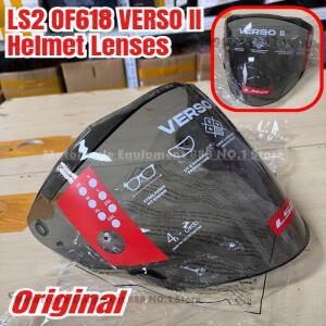 LS2 OF618 VERSO II 헬멧 렌즈, 하프 블랙 바이저, 액세서리