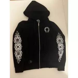 미국 말굽 지퍼 후드티 검정 크롬하츠 미디엄 사이즈 287011271084