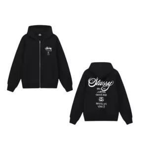 (국내발송) 스투시 월드투어 후드집업 (기모) FW