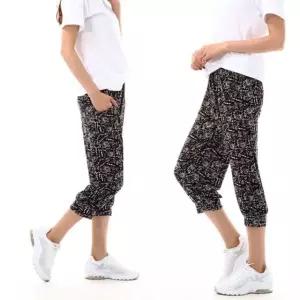 쿨팬츠 아이스바지 냉감 여자 필수 홈웨어 아이스 쿨바지 7부 비치썬 여름