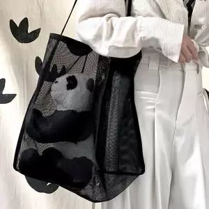 [하프클럽/]3컬러 메쉬 비치백 수영장가방 바캉스 대용량 숄더백