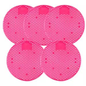 KR리빙 소변기 향기 탈취제 냄새제거 깔끔패드 대형 오렌지체리향(핑크) 40g 5개