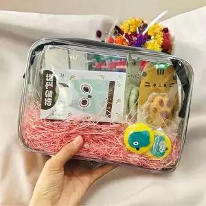 [하프클럽/]투명 수영장 pvc 목욕탕 대형 비치백 가방 파우치