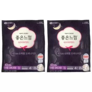 좋은느낌 수퍼롱 오버나이트 42cm 4입 x 4팩