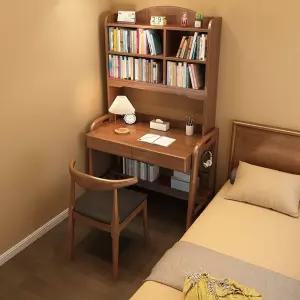 70x60x180cm 작은 월넛컬러 자취방 공부 책상 간이 틈새 소형 월넛