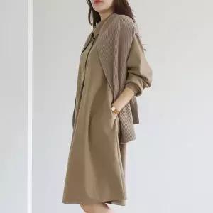 [하프클럽/]빅사이즈 511 셀리카라무지원피스 DWBT436