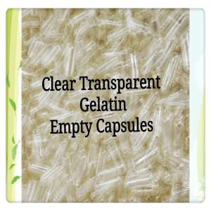 05000 개 투명한 빈 캡슐 크기 경질 젤라틴 결합 또는 분리 사용 가능