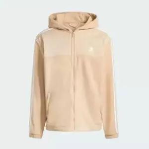 [아디다스]남여공용 집업 아디컬러 3-스트라이프 테디 플리스 후드 자켓 IZ2487 662861