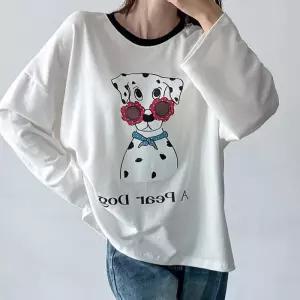 빅사이즈 512 선글라스도그티셔츠 DMAV806