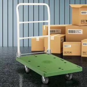 무소음 P대 차대 접이식 카트 대형 구루마 이동식 끌차 운반기