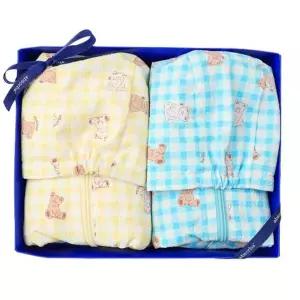 [갤러리아] (쌍둥이출산,백일,돌,아기봄점퍼)줄리앙리버서블점퍼노랑+블루세트(A11-23103SET)