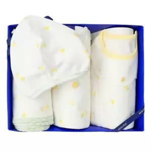 [갤러리아] (압소바출산,배냇저고리세트)모니뱀부배냇슈트+속싸개+우주복3종세트(A1A-10118SET)