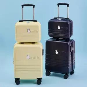 미피 캔디 기내용 캐리어 세트 18인치(48.5cm) 확장형+13인치레디백 2박3일용 가볍고 튼튼한 소형여행가방