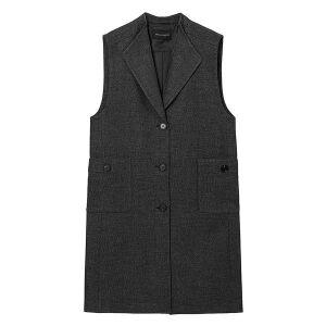 [하프클럽/]() 기모 지도리 윙카라 롱베스트(AW11VT01M)