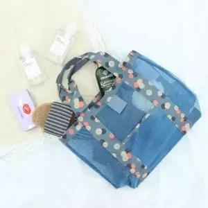 [하프클럽/]메쉬 큰 비치 워시백 샤워용 옷 가방 통풍 숄더백