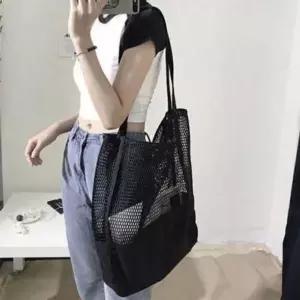 [하프클럽/]여름 비치백 망사 가방 네트백 해변가방