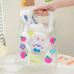 [하프클럽/]비치백 투명 여름 피크닉 가방 바캉스용