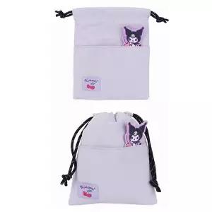 [하프클럽/]윙하우스 파우치 쿠로미 스트링 소품가방 파우치백 미니파우치