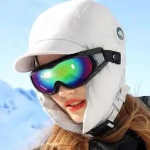 [하프클럽/]고글 연결 모자 패딩 보드 캡 스키 방풍 방한