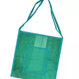 [하프클럽/]메쉬 소재 숄더백 그린 캐주얼 휴대용 비치백 다용도 가방