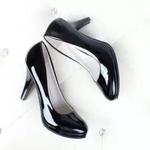 여성 에나멜 펌프스힐 데일리 하이힐 여자구두 펌프스