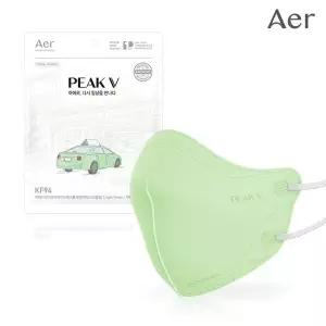 [임박특가] 아에르 피크V 라이트핏 KF94 새부리형 컬러 마스크 50매 라이트그린 소형 (26.01.02)