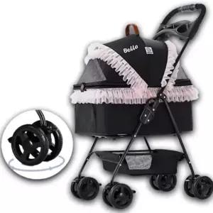 강아지 4륜 레이스 반려견유모차 유모차 1P 360도 회전 튼튼한바퀴유모차 분리형 외출