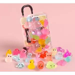 신비로운 우파루파 피규어 야광 아홀로틀 포장 랜덤세트 동물 100개 세트