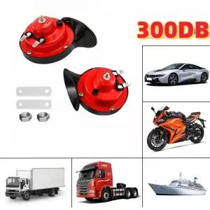 크락션 12V 슈퍼 기차 경적 300DB 방수 차량용 스피커 오토바이 트럭 보트 전기 사운드 신호