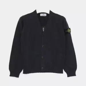 스톤아일랜드키즈 와펜로고 V넥 남아 가디건 K1S165100020 S00B0 V0020/8A