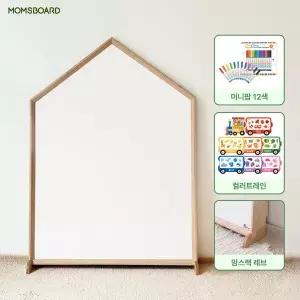 [맘스보드]레브하우스보드 M사이즈 + 맘스랙(레브) + 컬러트레인 + 미니팝12색 세트