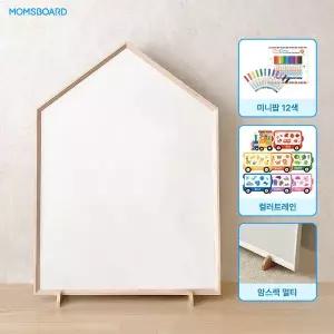 [맘스보드]레브하우스보드 M사이즈 + 맘스랙(멀티) + 컬러트레인 + 미니팝12색 세트