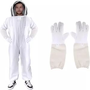 XGGYA 벌 수트 시리즈 장갑이 달린 원피스 풀 세트 폴리코튼 소재로 더욱 안심할 수 있습니다