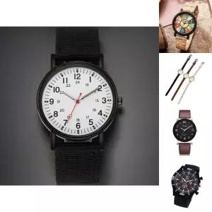 아날로그 슬림 나토 밴드 저소음 손목 시계 학생 시험/군인/군용/군대/알바/수험생/기계식/아동/아나로그
