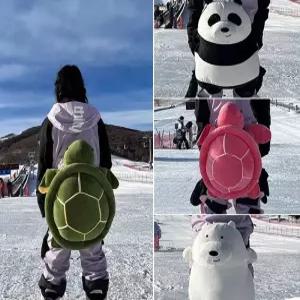 스노우보드 엉덩이 보호패드 거북이 성인용 크리스마스