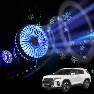 토레스 차량용 송풍구 호환 선풍기 시즌3카 자동 트럭 화물 용선 카팬 자동용 차선 서큘레이터