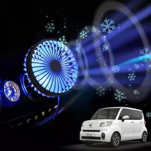 레이 차량용 송풍구 호환 선풍기 시즌3쿨링팬 무드등 각도조절 숭거치 시원한 미니 작은 용써큘터 용서큘터