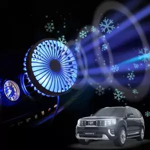 모하비더마스터 차량용 송풍구 호환 선풍기 시즌3쿨링팬 무드등 각도조절 숭거치 시원한 미니 작은 용써큘