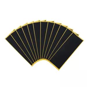 RACOFSB 0.5mm 두께 핑거보드 폼 그립 테이프 12개 핑거 스케이트보드 그립테이프 40mmX110mm (12개)